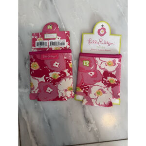 NWT Lilly Pulitzer Koozie In Scarlet Begonia Drinkware Can Holder Drink Hugger 2